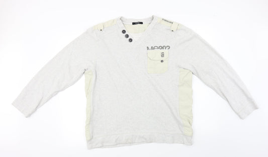 George  Mens Grey   Pullover Jumper Size XL