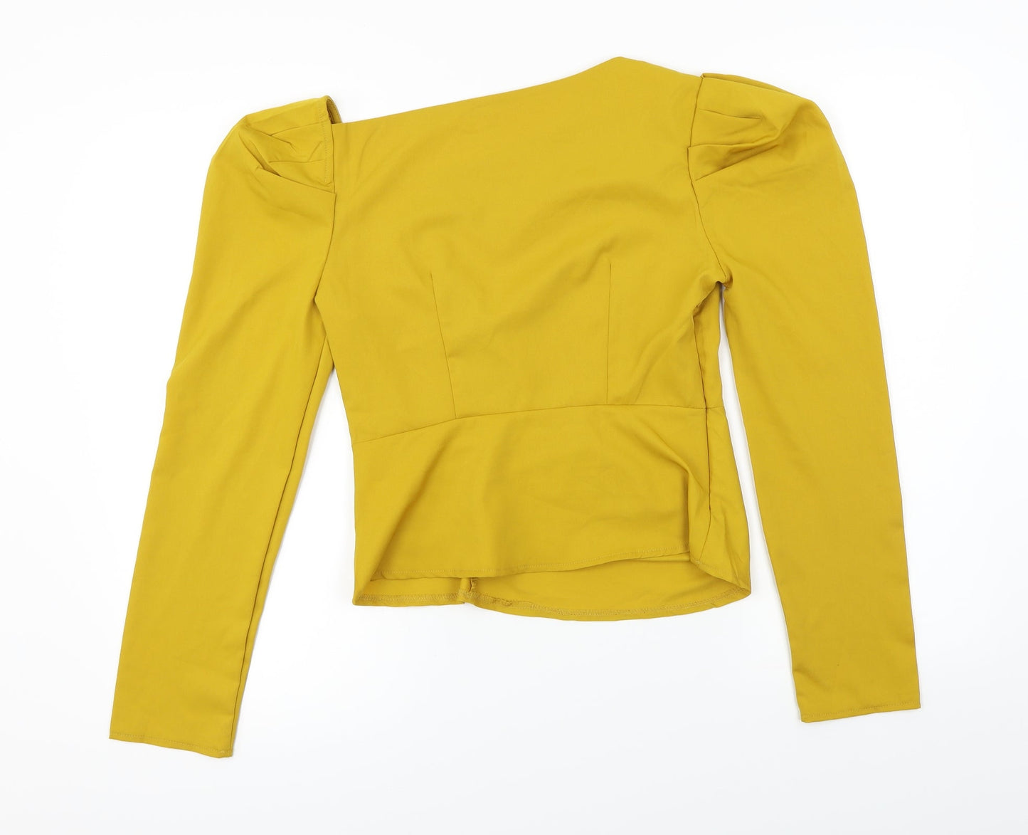 Nasty Gal  Womens Yellow   Basic Blouse Size 8