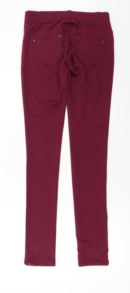 B.you  Womens Purple   Trousers  Size 12 L29 in