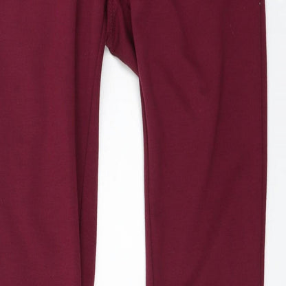 B.you  Womens Purple   Trousers  Size 12 L29 in
