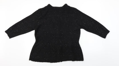 F&F  Womens Black   Full Zip Jumper Size 18