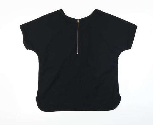 Papaya  Womens Black   Basic Blouse Size 12
