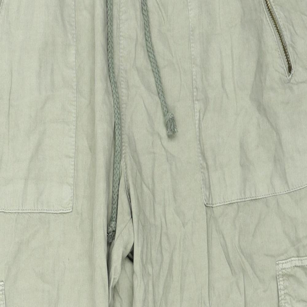 Womens UK Size 34 in Marks and Spencer Regular Fit  Green Trousers