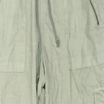 Womens UK Size 34 in Marks and Spencer Regular Fit  Green Trousers