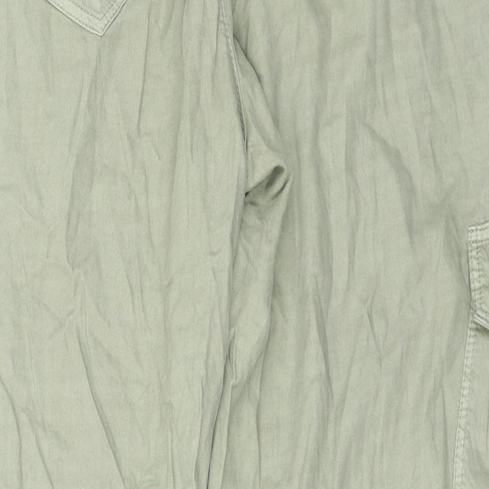 Womens UK Size 34 in Marks and Spencer Regular Fit  Green Trousers