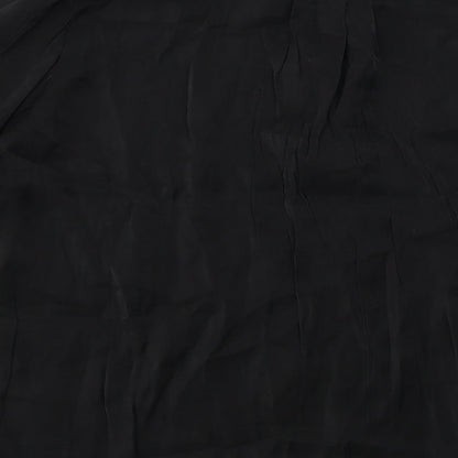 Womens UK Size L By Swan Black Basic Blouse