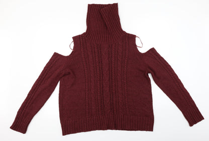 Primark  Womens Red   Pullover Jumper Size L