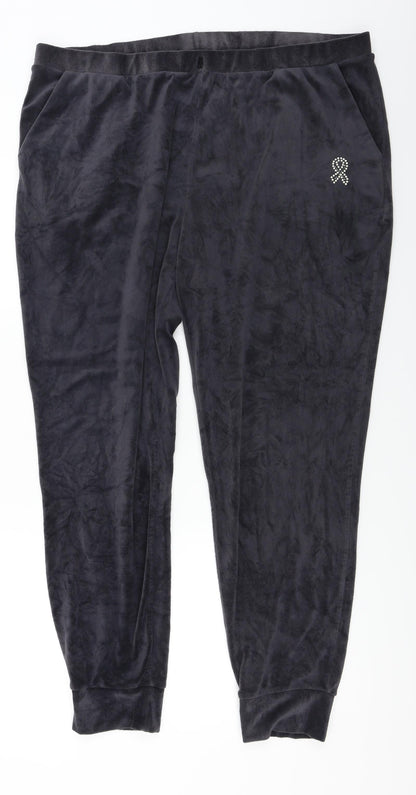 Womens UK Size 38 in Preworn Regular Fit Jogger Grey Trousers