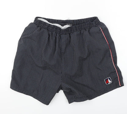 OCV Mens Grey Check  Bermuda Shorts Size L