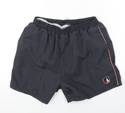 OCV Mens Grey Check  Bermuda Shorts Size L