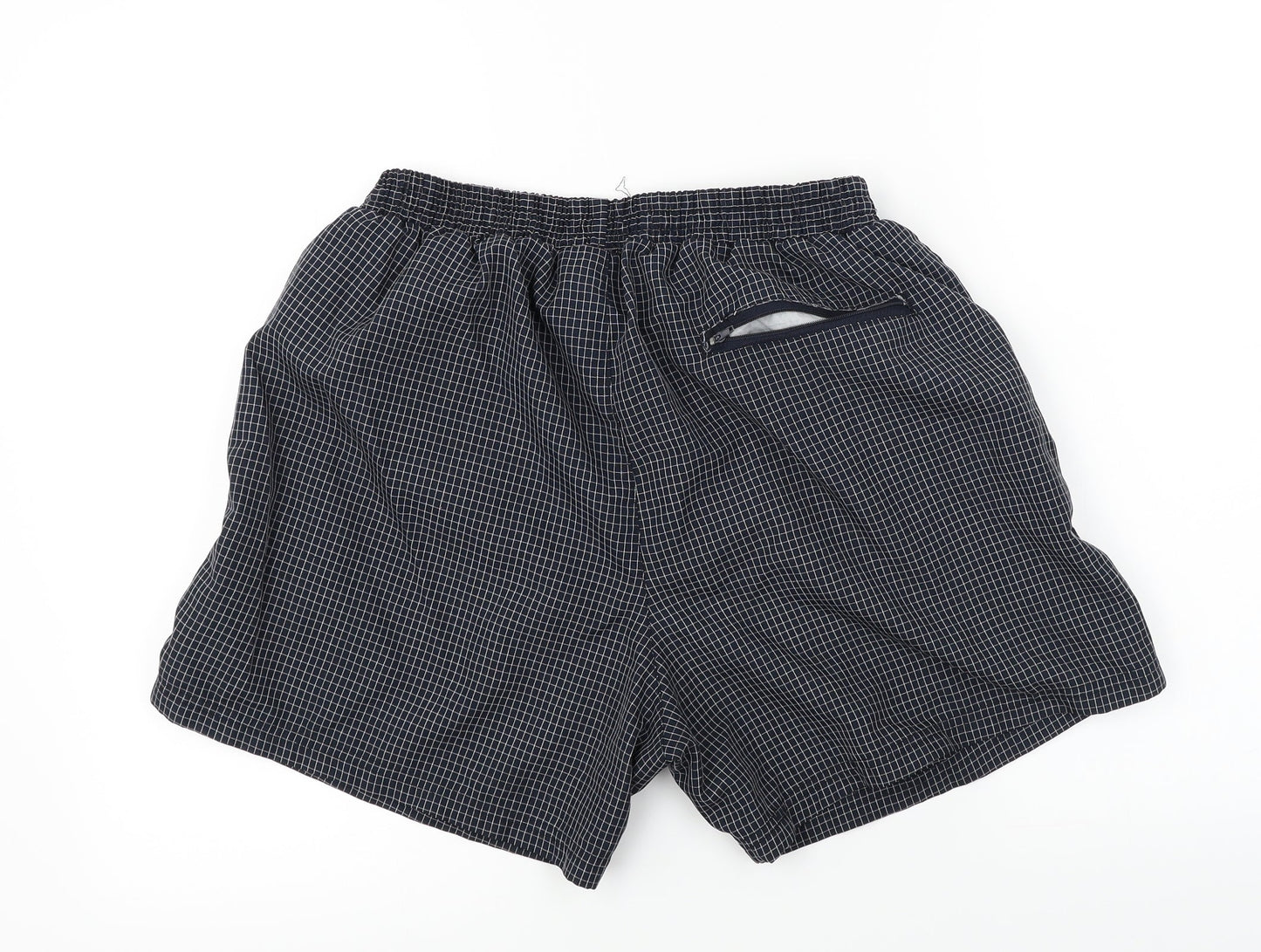 OCV Mens Grey Check  Bermuda Shorts Size L