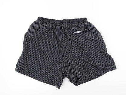 OCV Mens Grey Check  Bermuda Shorts Size L