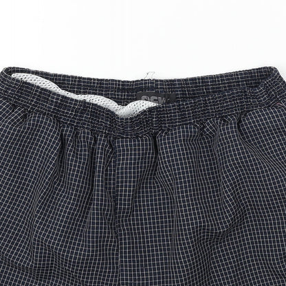 OCV Mens Grey Check  Bermuda Shorts Size L