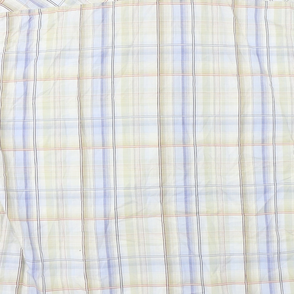 Mens UK Size L NEXT Grey  Button-Up Short Sleeve Casual Shirt