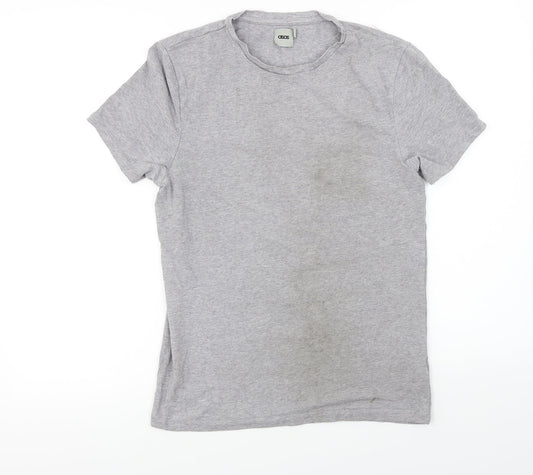 Mens UK Size S ASOS Grey  T-Shirt