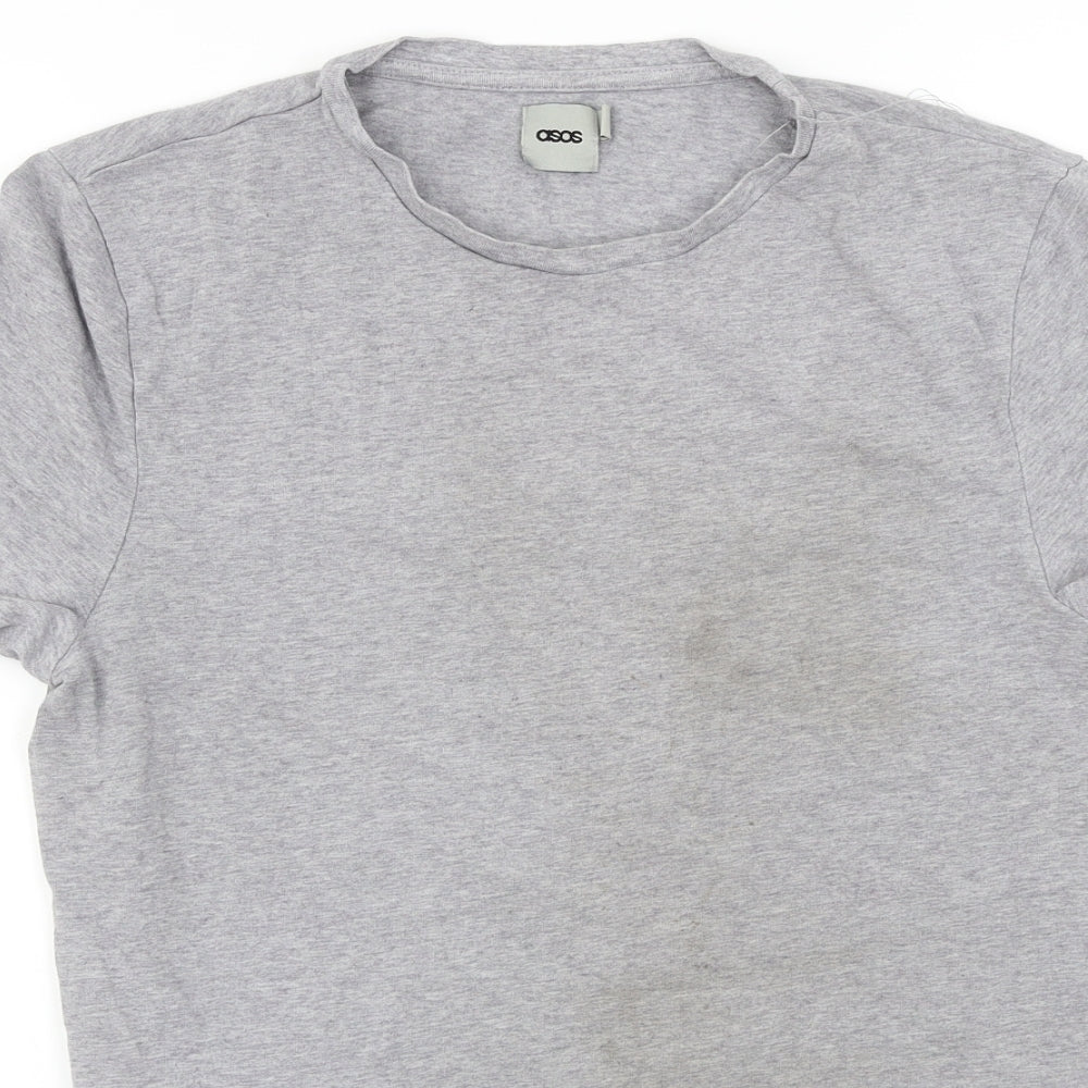 Mens UK Size S ASOS Grey  T-Shirt