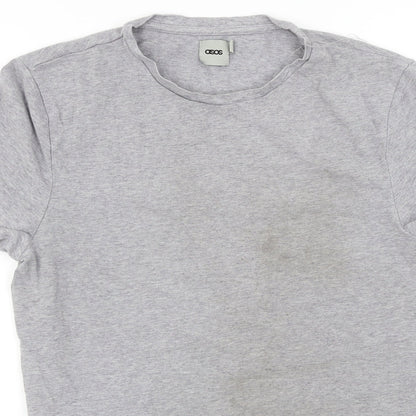 Mens UK Size S ASOS Grey  T-Shirt