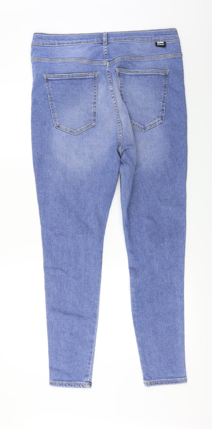 Womens UK Size 36 in Dr. Denim Regular Fit Straight Blue Jeans