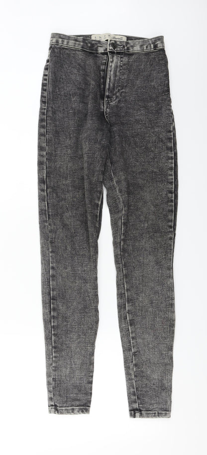 denim co Womens Grey   Skinny Jeans Size 6 L28 in