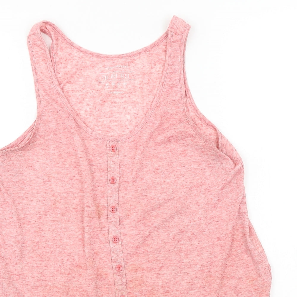 Womens UK Size 12 Atmosphere Pink Basic T-Shirt