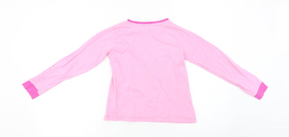 Disney  Girls Pink   Basic T-Shirt Size 7-8 Years