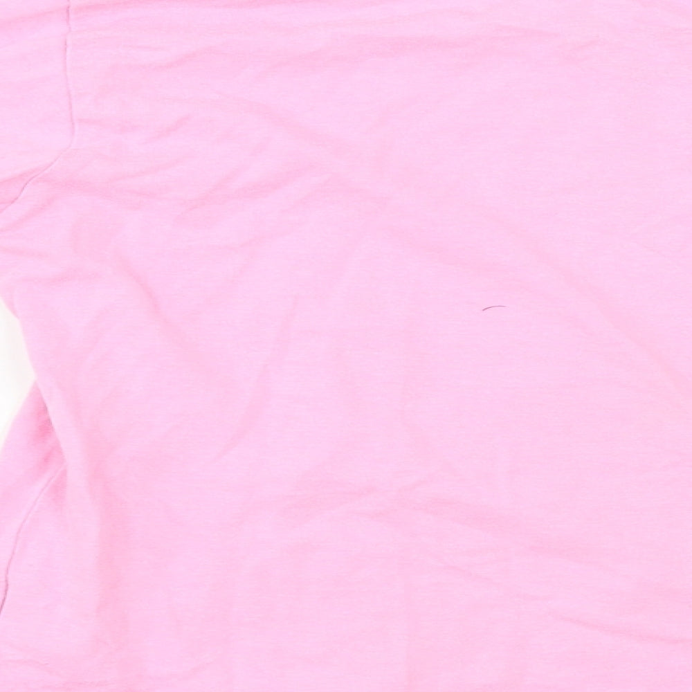 Disney  Girls Pink   Basic T-Shirt Size 7-8 Years
