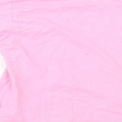 Disney  Girls Pink   Basic T-Shirt Size 7-8 Years