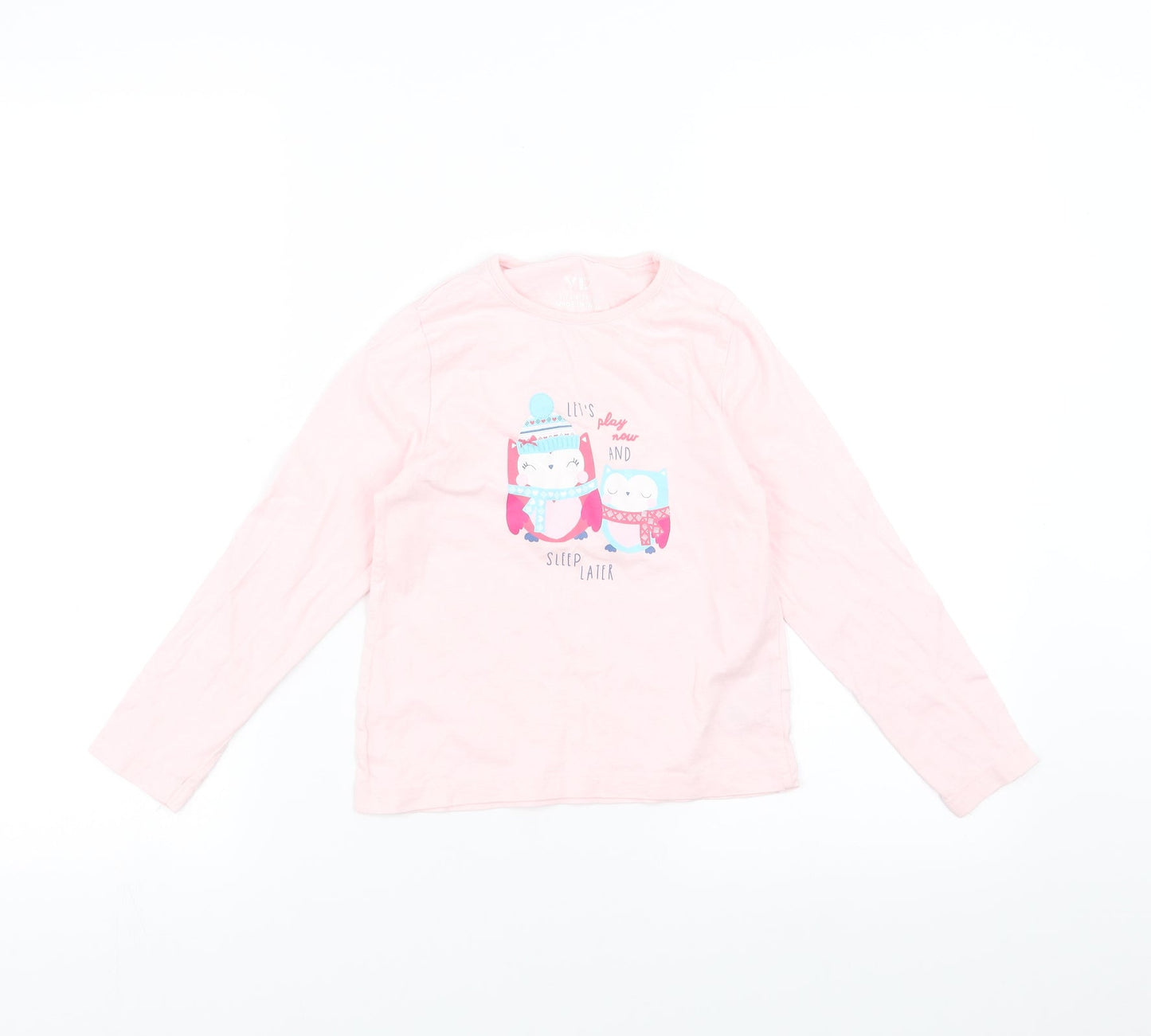 Young Dimension Girls Pink   Basic T-Shirt Size 6-7 Years  - animals