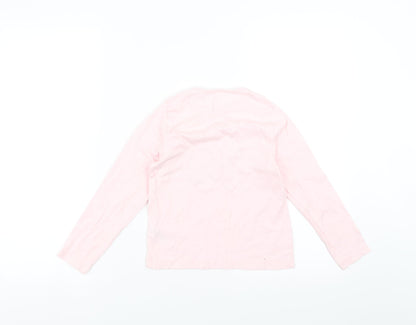 Young Dimension Girls Pink   Basic T-Shirt Size 6-7 Years  - animals