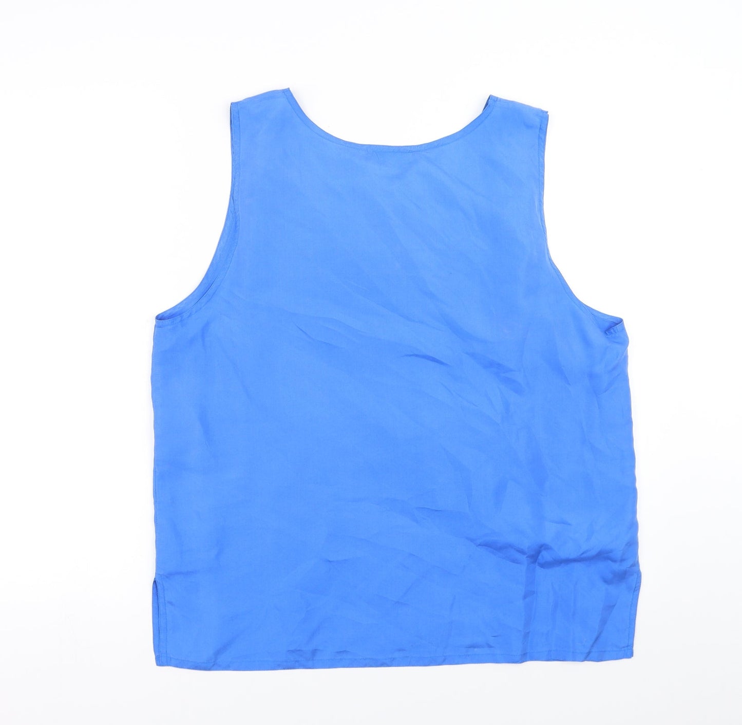 Cocoon Womens Blue   Basic Blouse Size L