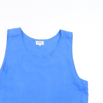 Cocoon Womens Blue   Basic Blouse Size L