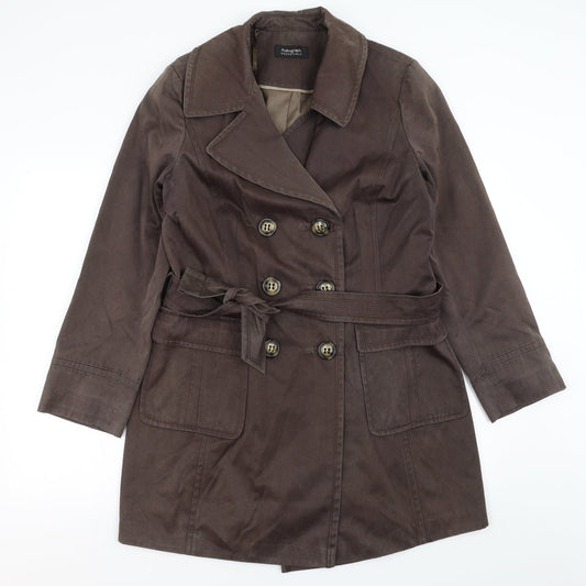 Womens UK Size 16 Marks and Spencer Brown Jacket