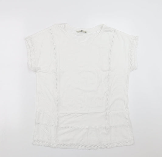 Sainsburys Womens White   Basic T-Shirt Size 16