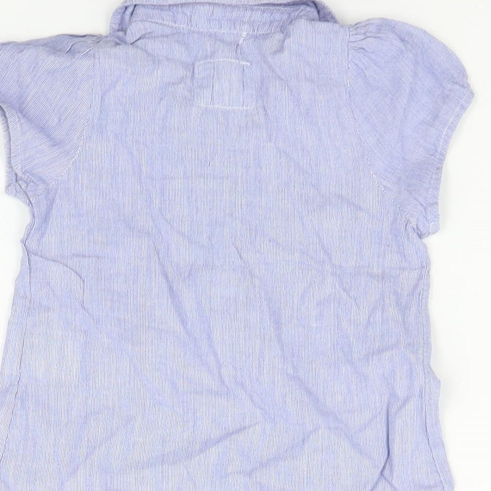H&M Girls Blue   Fit & Flare  Size 6-9 Months
