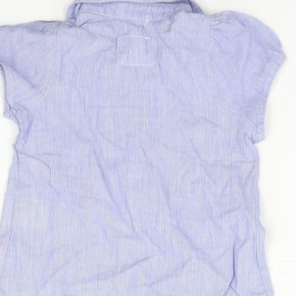 H&M Girls Blue   Fit & Flare  Size 6-9 Months