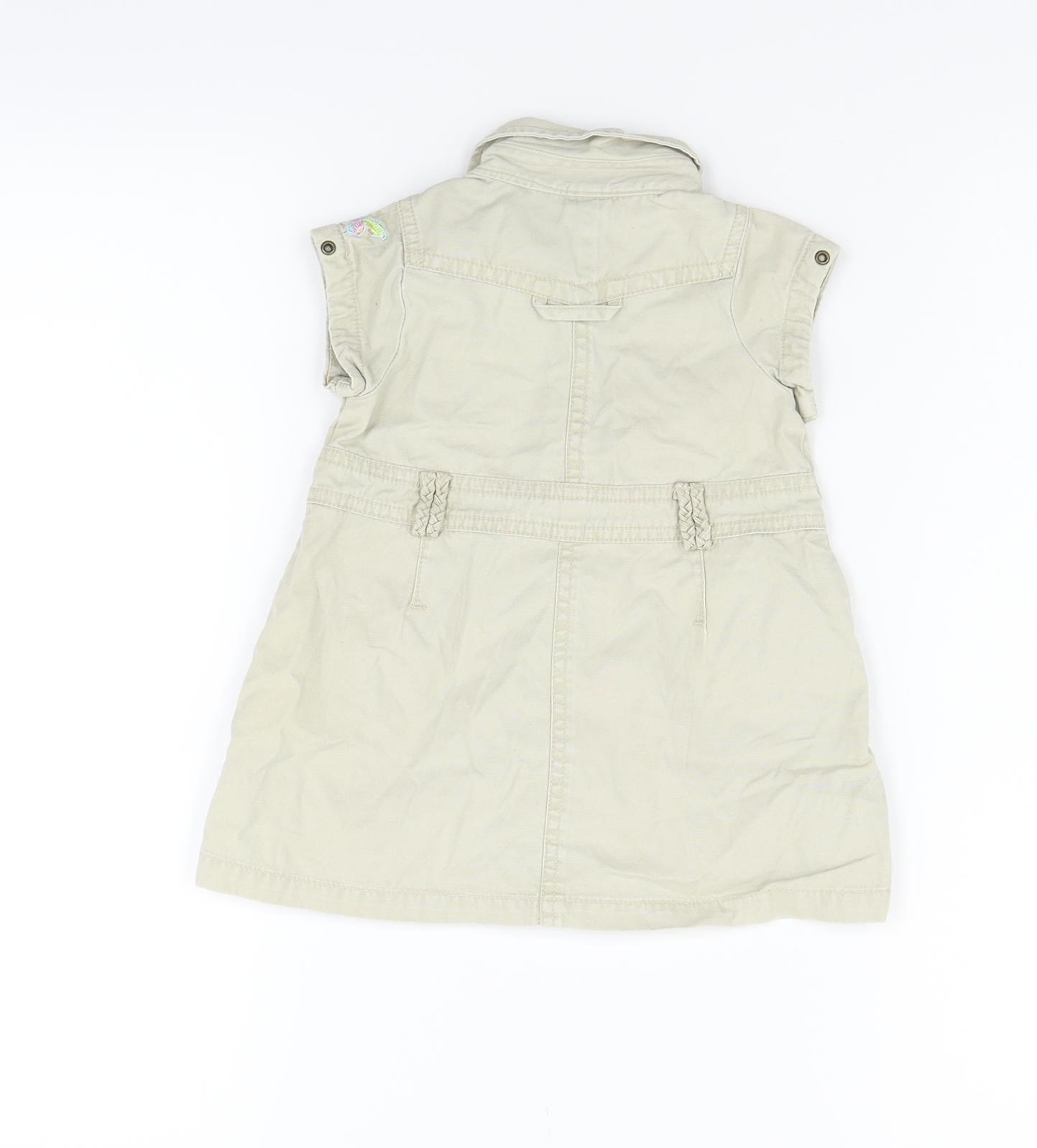 H&M Girls Beige   Jacket  Size 6-9 Months  - BUTTERFLY