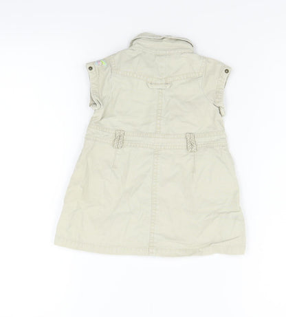 H&M Girls Beige   Jacket  Size 6-9 Months  - BUTTERFLY