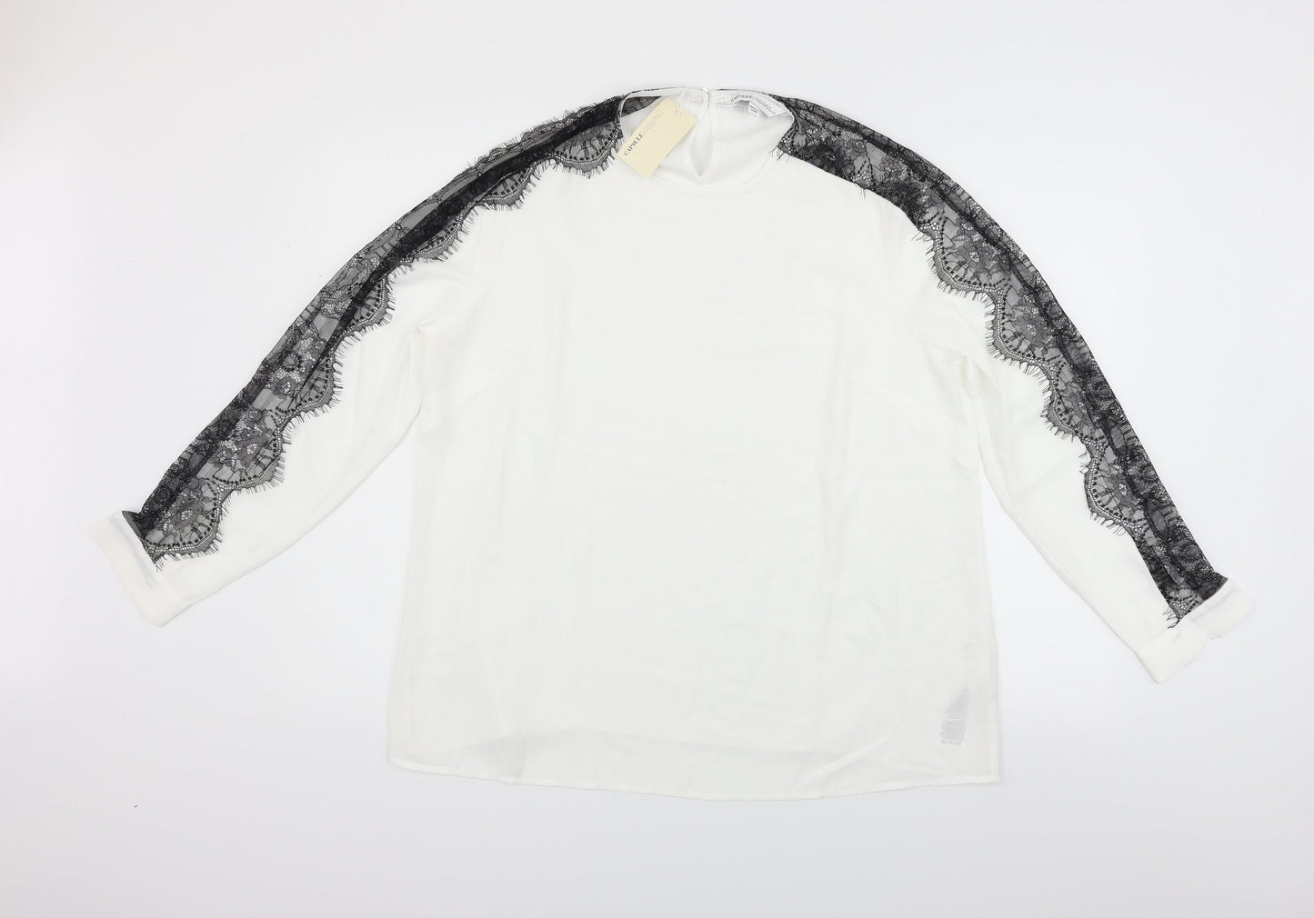 capsule Womens White   Basic T-Shirt Size XL