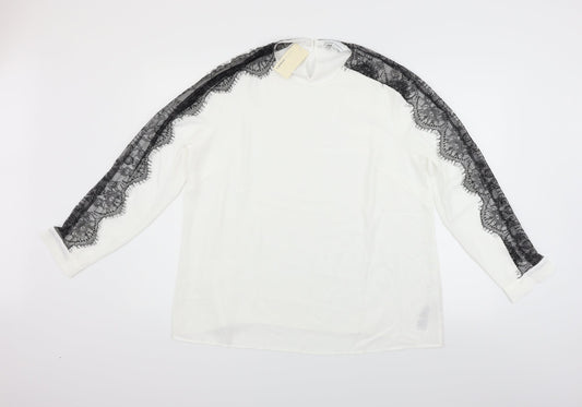 capsule Womens White   Basic T-Shirt Size XL