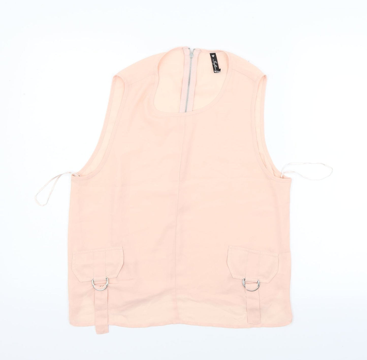 iNFLUENCE Womens Pink   Basic Blouse Size 14