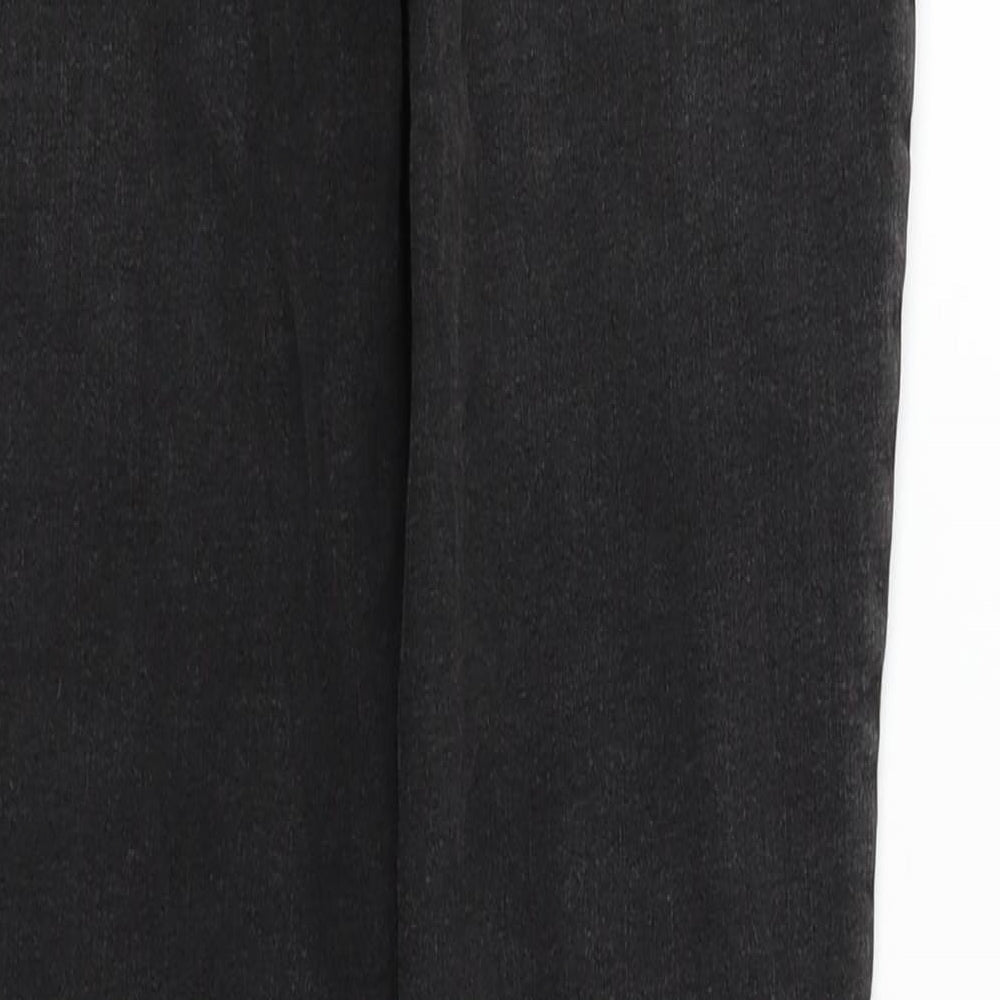 Womens UK Size 12 deniem & co Regular Fit Straight Black Jeans