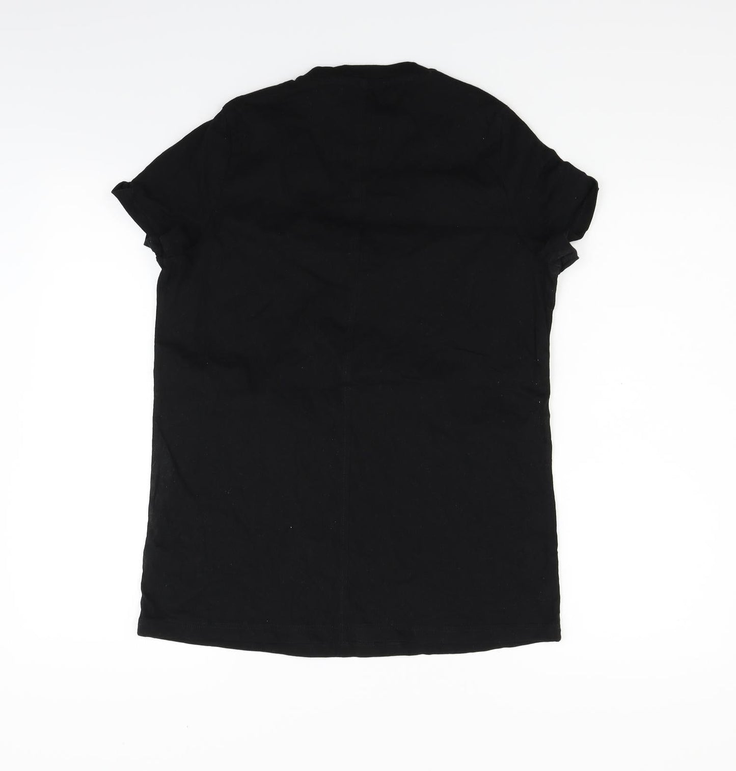 Womens UK Size 10 Very Black Basic T-Shirt