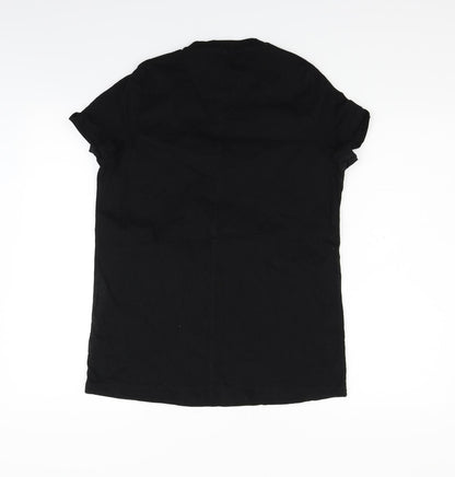 Womens UK Size 10 Very Black Basic T-Shirt