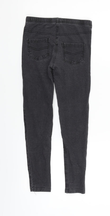 George Girls Black   Skinny Jeans Size 9-10 Years