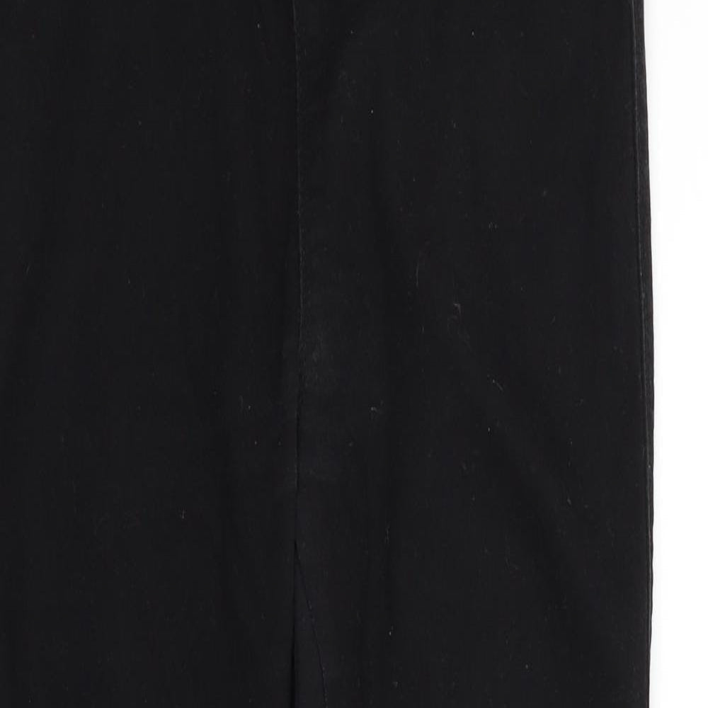 Very Womens Black   Straight Jeans Size 12 L25 in