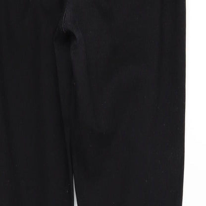 Very Womens Black   Straight Jeans Size 12 L25 in