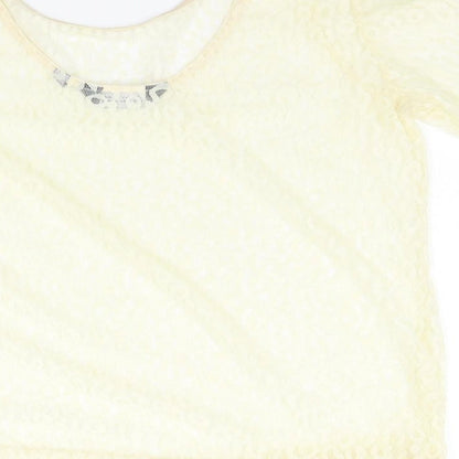Womens UK Size 16 Dorothy Perkins Yellow Basic Blouse