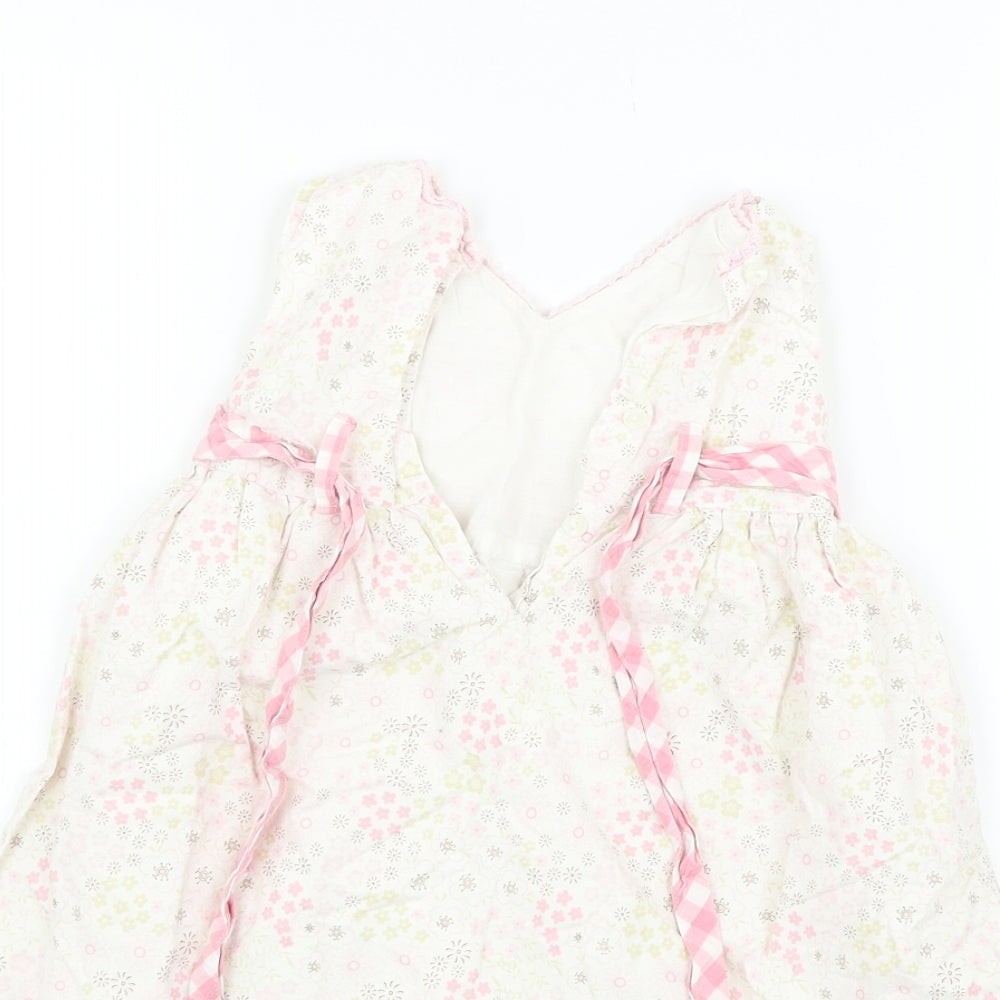 Matalan Girls Pink Check  Fit & Flare  Size 2-3 Years