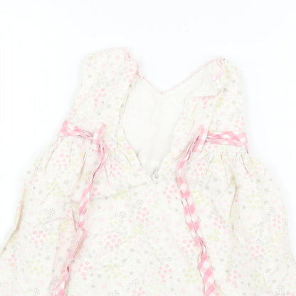Matalan Girls Pink Check  Fit & Flare  Size 2-3 Years