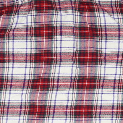 Marks and Spencer Womens Red Check  Basic Button-Up Size 12